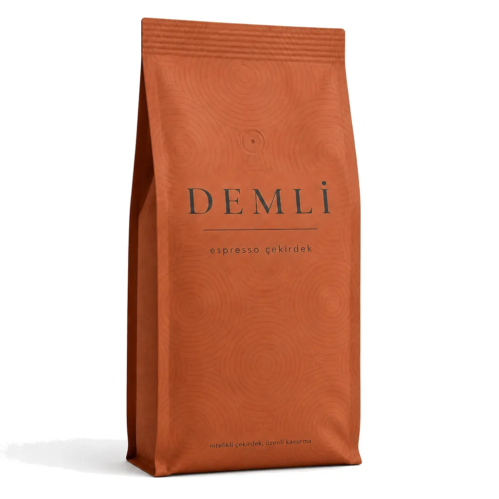 Girdi 3/4: DEMLİ espresso çekirdek ürün fotoğrafı.