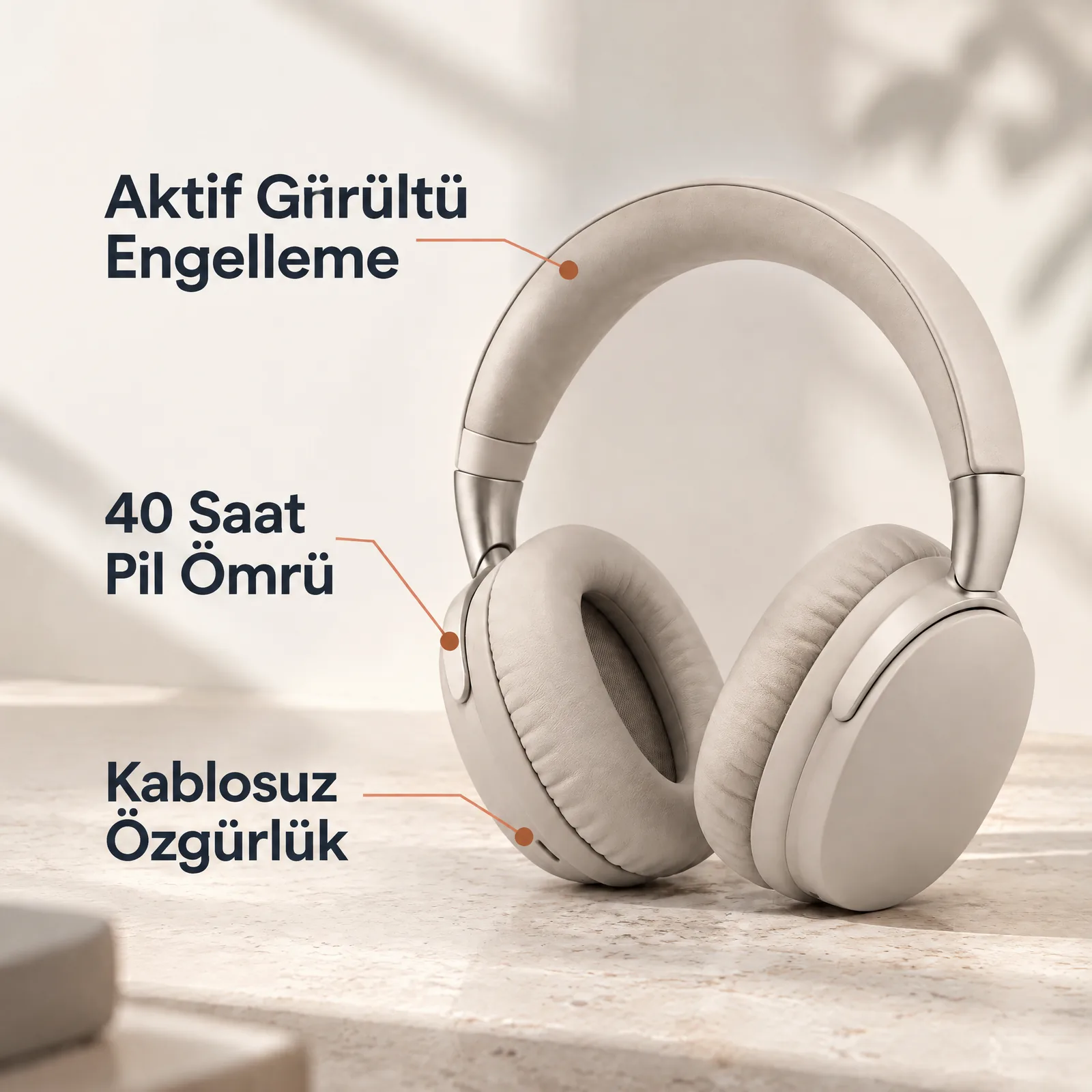 Agent çıktısı 6/7 — Özellik infografiği (Türkçe etiketler).